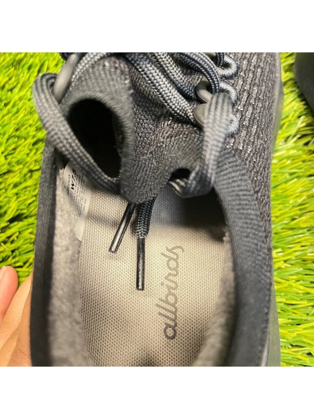 Allbirds Tree Dasher 2 Womens Size 7.5 Black Athletic Running Shoes Sneakers - Picture 8 of 10